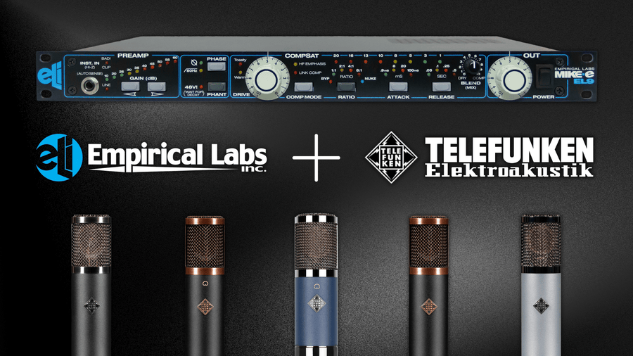 TELEFUNKEN Mic & Empirical Labs Pre-Amp Bundle – Save 10%