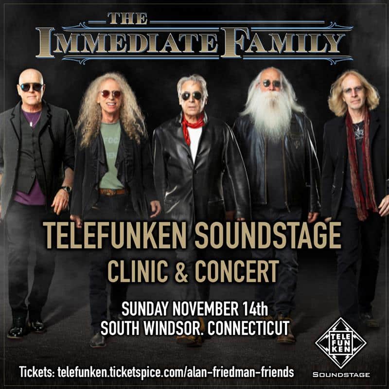 TELEFUNKEN Soundstage hosts Clinics & Concerts This Fall