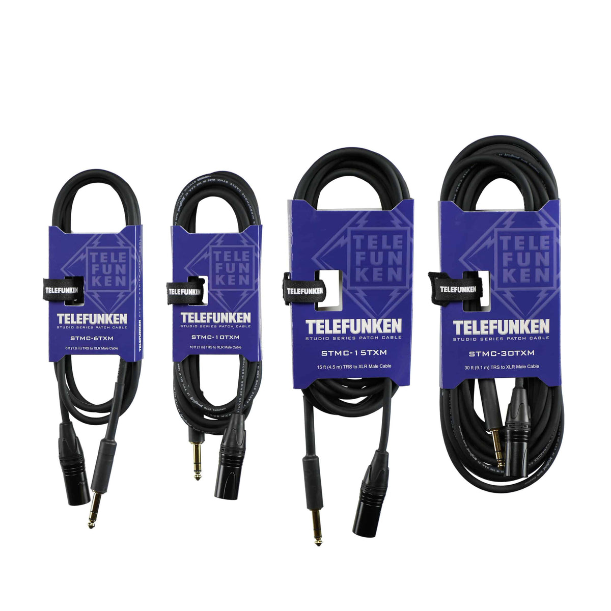 STMC TXM Cables – TRS to XLR Male