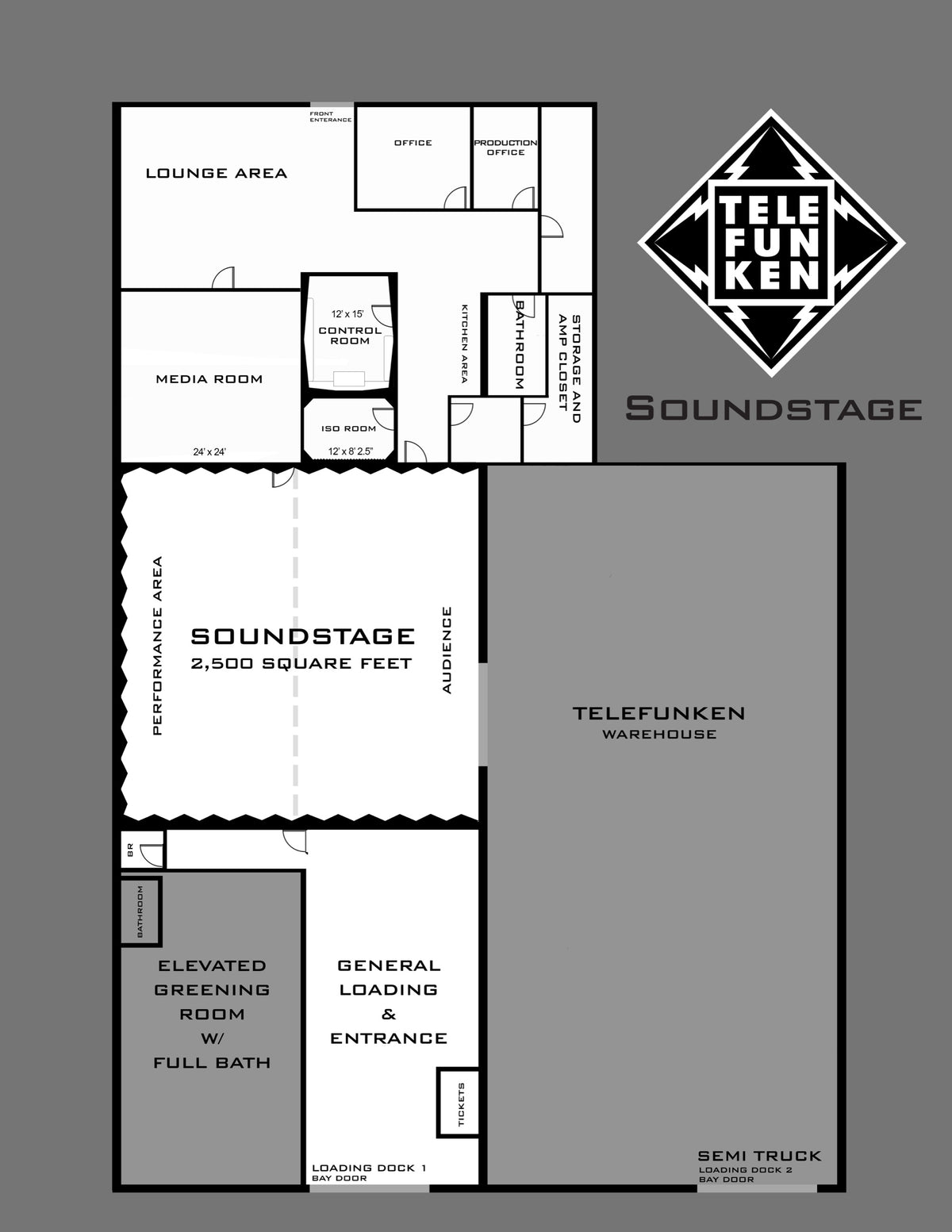 Soundstage floor plan