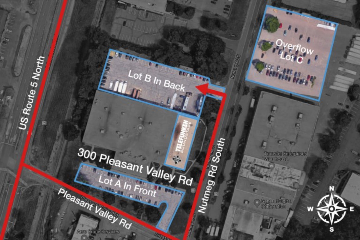 Studio parking and loading map