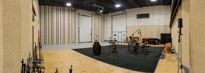 The soundstage and wood dance floor