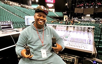 FOH Ricky Ashford Packs TELEFUNKEN for the Road