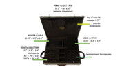 FC60T Microphone System Flight Case (ELA M 260 Tri-Mono Set)