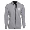 Gray Zip Up Hoodie